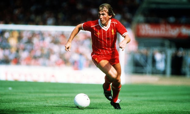 Kenny Dalglish in action against Tottenham at Wembley in the 1982 Charity Shield, which Liverpool won 1-0