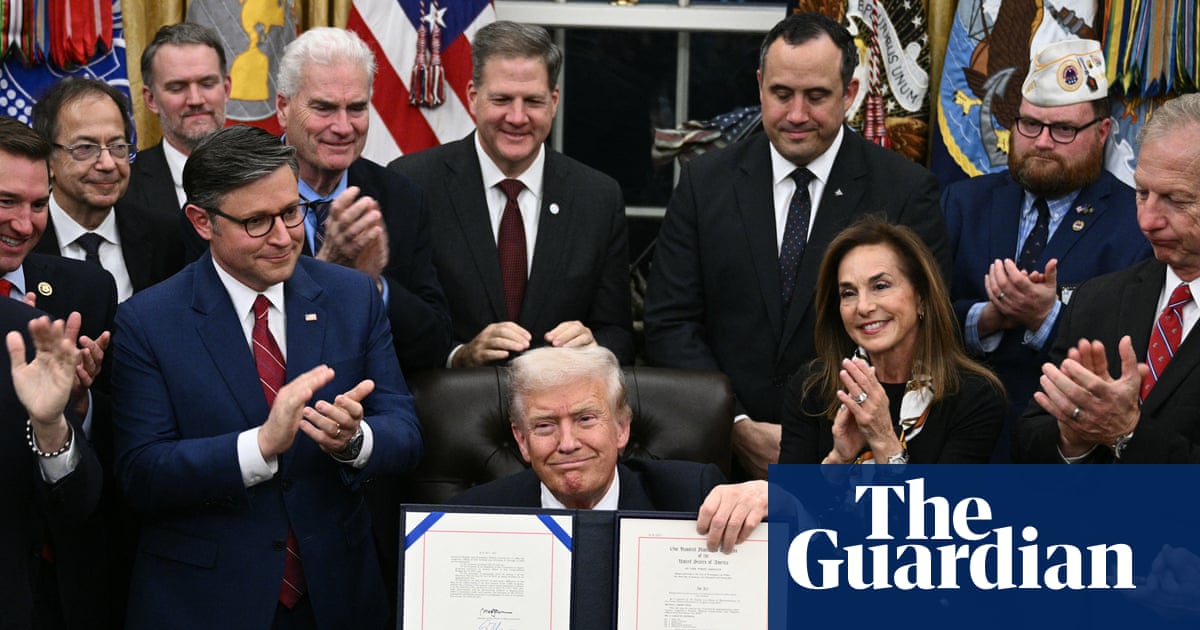 Trump signs funding bill to end longest US government shutdown | US politics Trump signs funding bill to end longest US government shutdown | US politics