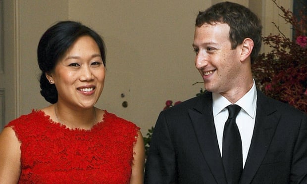 Mark Zuckerberg and Priscilla Chan