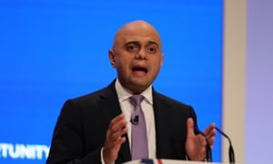 Sajid Javid at the 2018 Conservative party conference