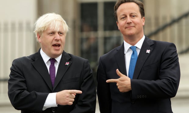 Boris Johnson with David Cameron in 2012