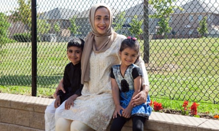 Rameeka Khan, pictured with her two children, is a pharmacist of Pakistani descent. She has lived in Markham nearly her whole life.