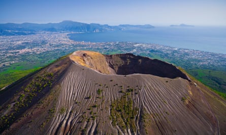 The Vesuvius crater