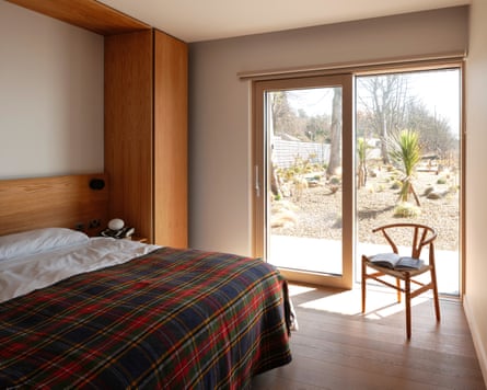 Each of the four en suite bedrooms opens out on to the terrace running along one side of the house