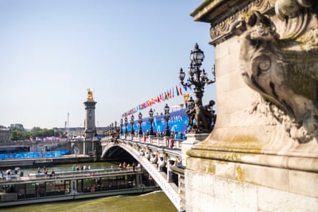 The Pont Alexandre III, in central Paris, on Tuesday.