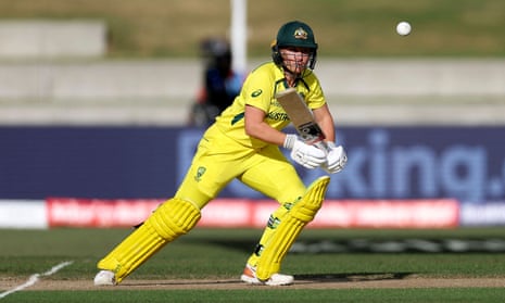 Australia's Alyssa Healy during the Women’s World Cup match between Australia and Pakistan at Bay Oval.