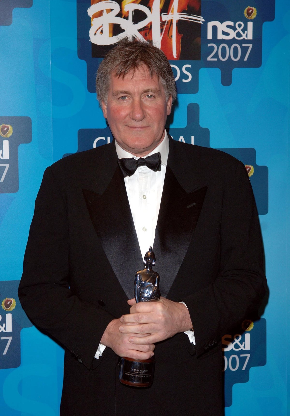 Winning soundtrack composer of the year at the Classical Brit awards in 2007.