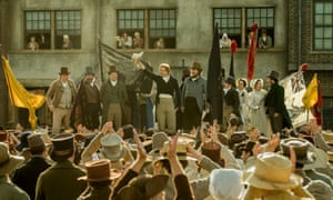 Rory Kinnear, centre, in Peterloo.