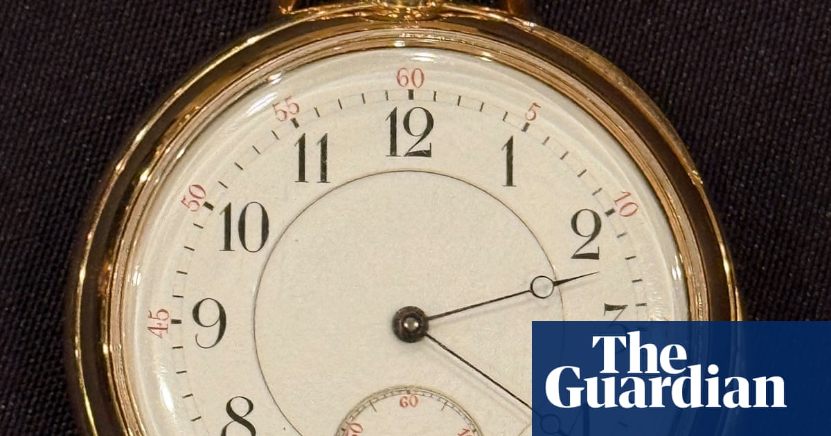 Titanic passenger's pocket watch sold for record 1.78m at auction