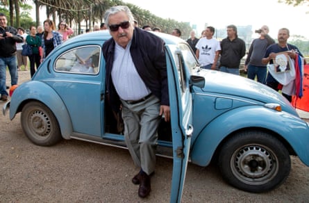 Jose MujicaFILE - TO HOLD - Uruguay's former President Jose Mujica arrives to cast his vote in Montevideo, Uruguay, Oct. 26, 2014. (AP Photo/Natacha Pisarenko, File)