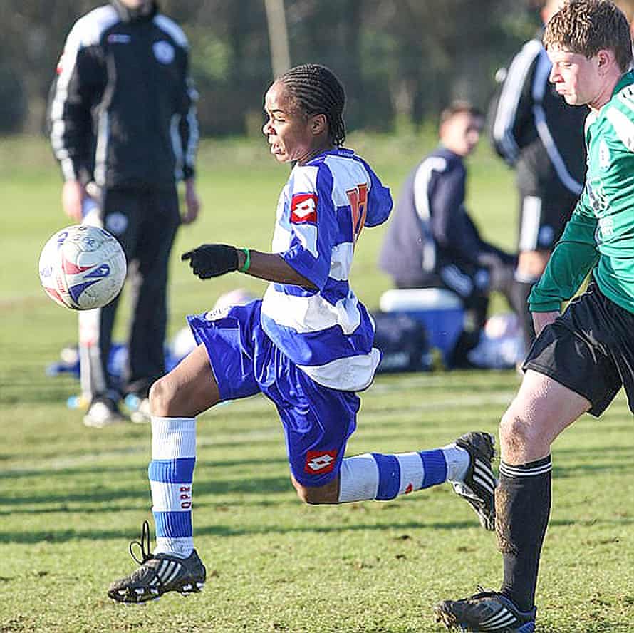 Raheem Sterling as an academy player at QPR.