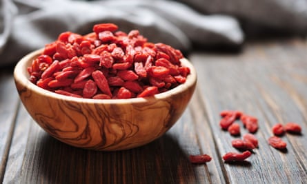 Goji berries: no evidence that they are healthier than any other fruit.
