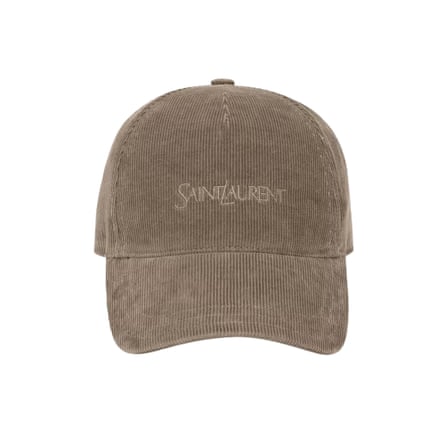 YSL SAINT LAURENT cap in corduroy