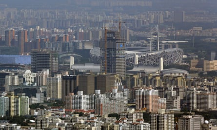 The Beijing skyline. China’s incredible economic success was aided by a protracted period of economic growth.