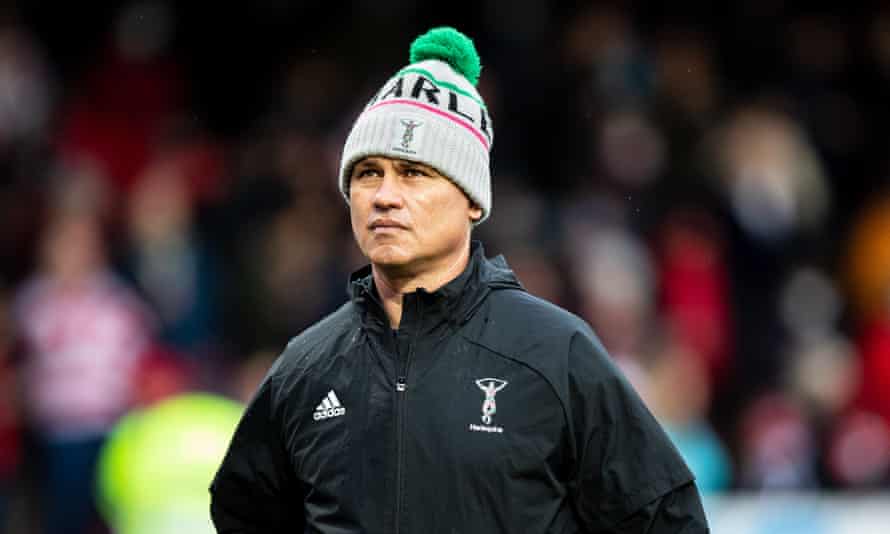 The Harlequins head coach, Tabai Matson