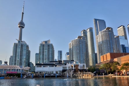 Toronto’s waterfront is considered to be the largest area of undeveloped real estate in North America. Photograph: Creative Touch Imaging /NurPhoto via Getty Images