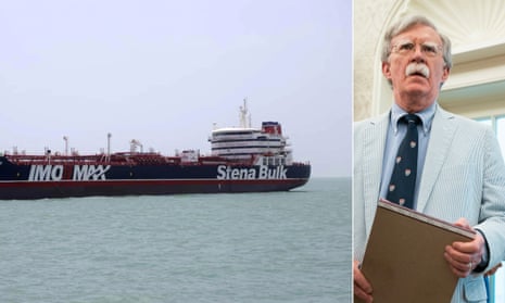 British-flagged Stena Impero has been held by Iran which is a constant target of US national security adviser John Bolton.