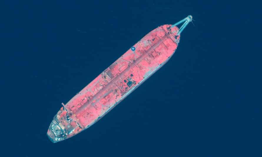Houthi rebels have prevented the UN from inspecting the ship and three-way talks with the Yemeni government have stalled.