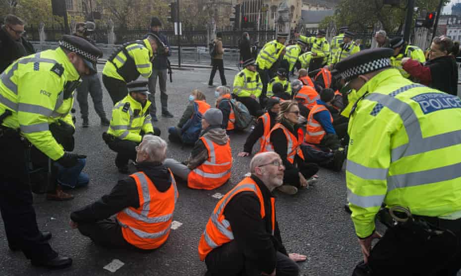Insulate Britain protesters in November
