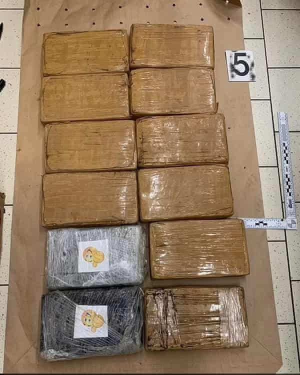 Moulded cubs of cocaine delivered to a supermarket in the Czech Republic.