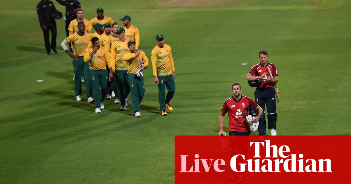 England beat South Africa by nine wickets in third mens T20 – live!