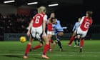 Manchester City into Women's League Cup final as Fowler strike stuns Arsenal