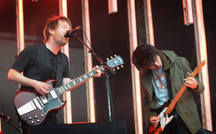 Thom Yorke and Jonny Greenwood of Radiohead.
