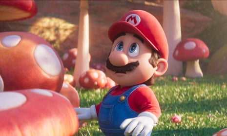Mario (voiced by Chris Pratt) in The Super Mario Bros. Movie