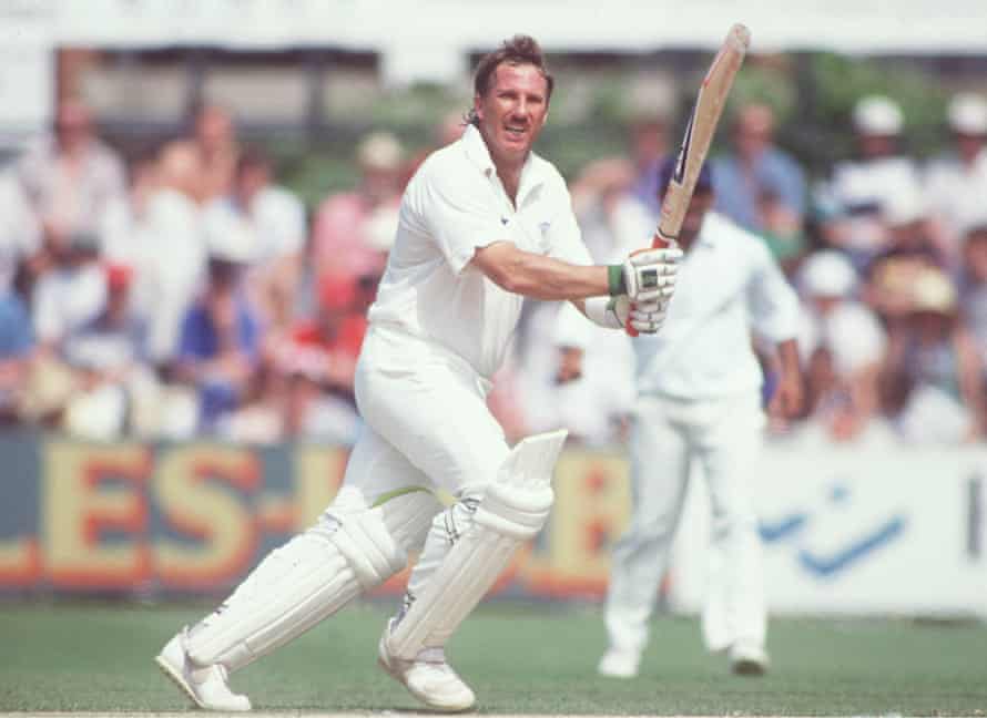 Ian Botham in action for Durham in 1992.