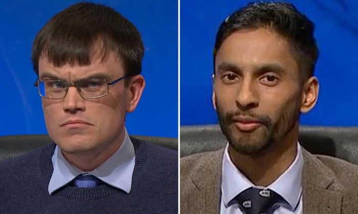 University Challenge Rivals Eric Monkman And Bobby Seagull I