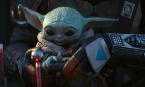 The Child, AKA Baby Yoda, in The Mandalorian
