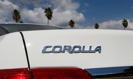 A Toyota Corolla in Los Angeles.