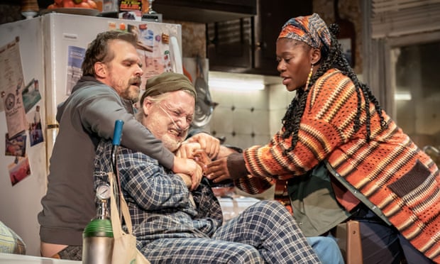 David Harbour, Bill Pullman and Akiya Henry in Mad House.