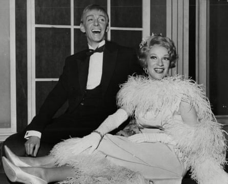 Mathews with Roy Francis in the musical Charlie Girl, 1967.