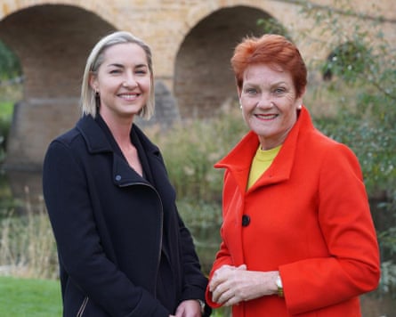 Pauline Hanson and her daughter, Lee Hanson
