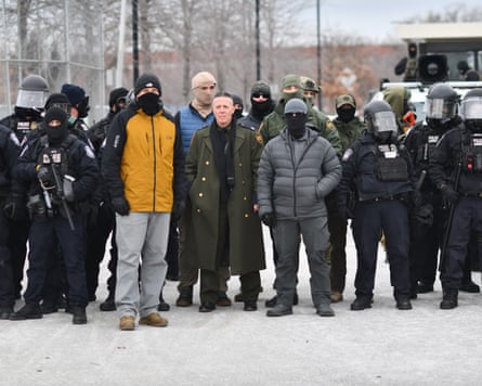 a group of federal agents
