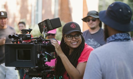 Ava Duvernay on the set of Selma in 2014.