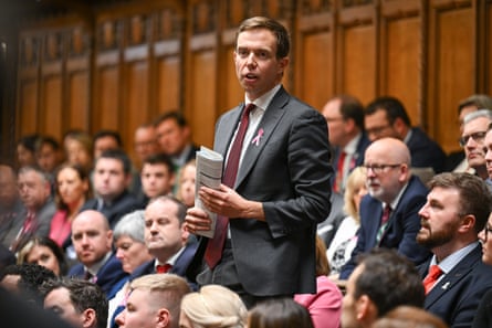 Jake Richards, a Labour MP and minister for youth justice, in the House of Commons