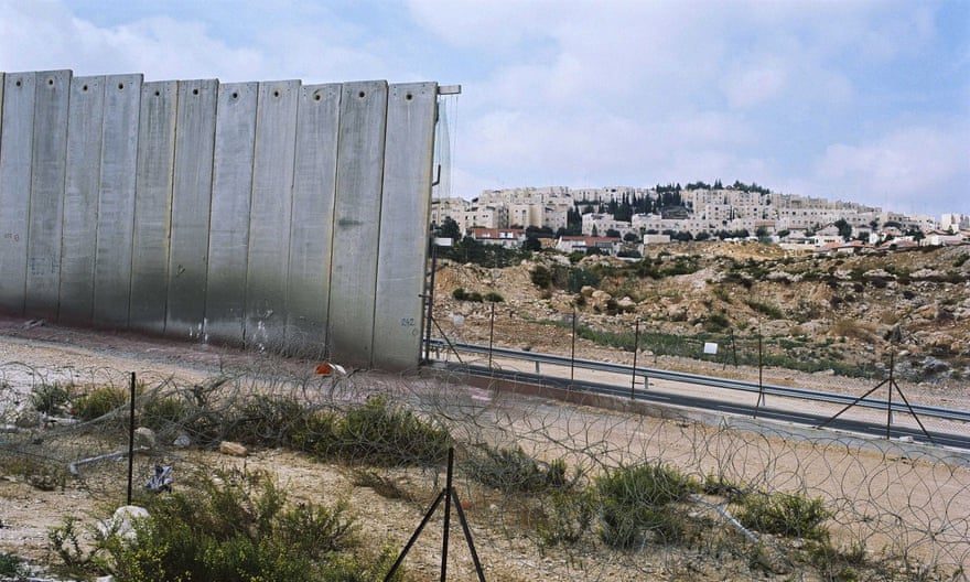 The Israel-West Bank separation barrier in 2007.