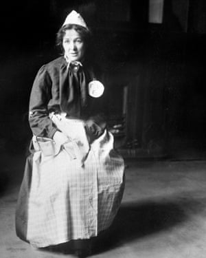 Suffragette Emmeline Pankhurst.