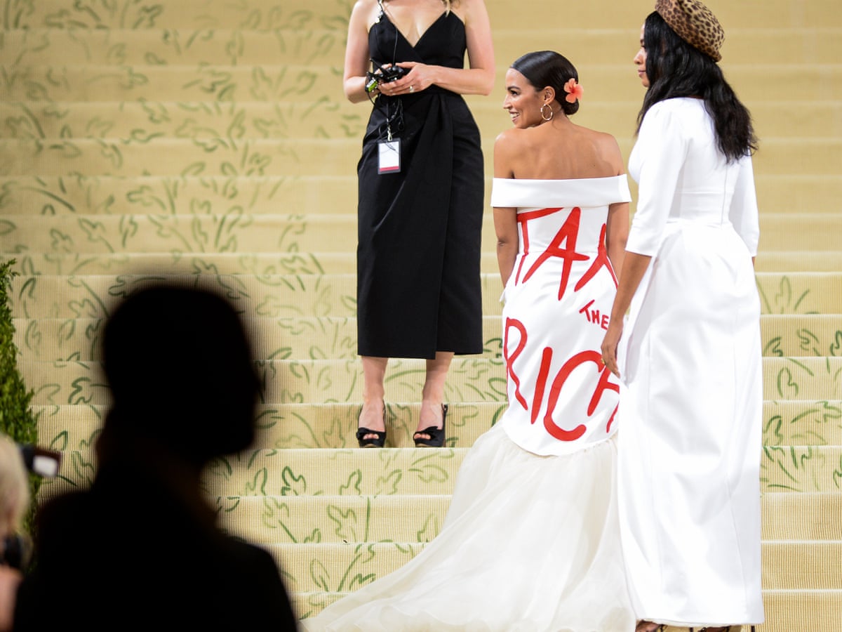 Aoc dress tax the rich