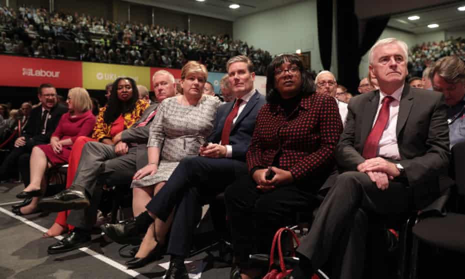 Shadow cabinet at Labour conference