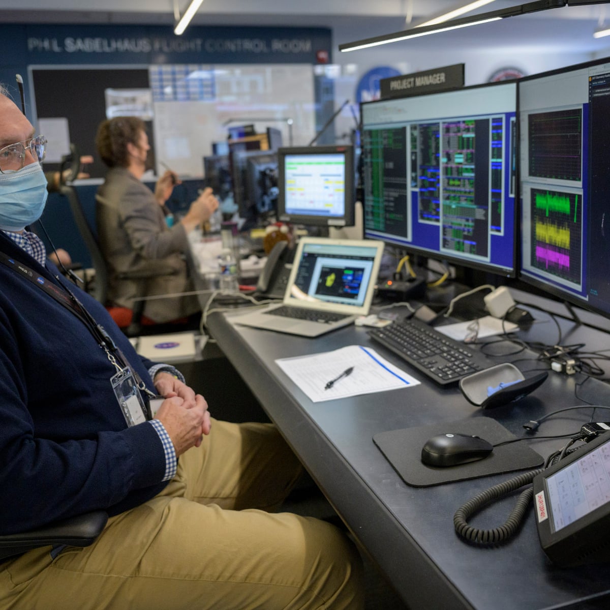 Nasa Engineers At Control