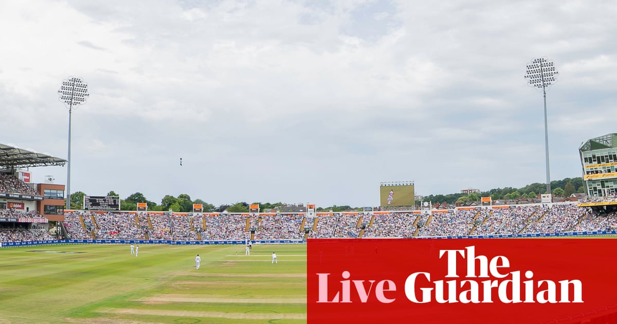 England v India: first men's cricket Test, day four live