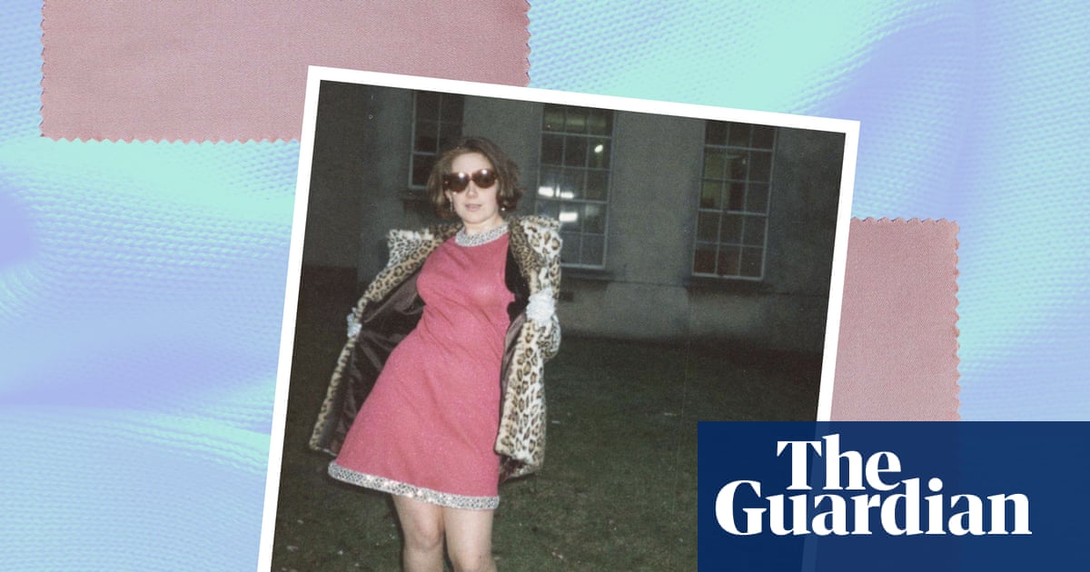 My favourite childhood outfit: Grandma chopped her gown into a minidress  and lent me her Bet Lynch coat'