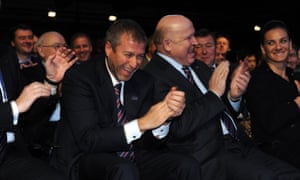 The Chelsea owner, Roman Abramovich, shows his delight after his hone country were named as the 2018 World Cup hosts.