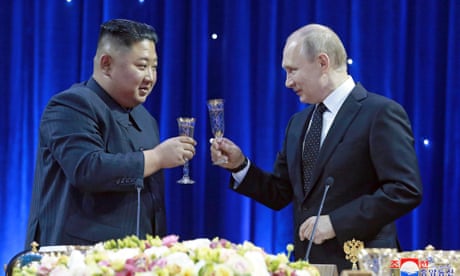 Vladimir Putin incontra Kim Jong-un nel 2019