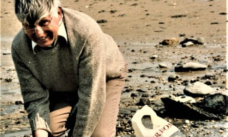 Michael Daniels, an amateur palaeontology enthusiast, makes another discovery at Walton-on-the-Naze.