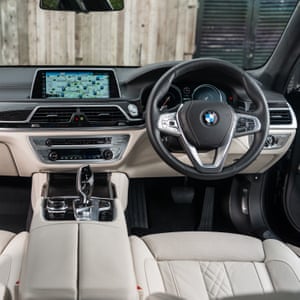 BMW 740 Le interior