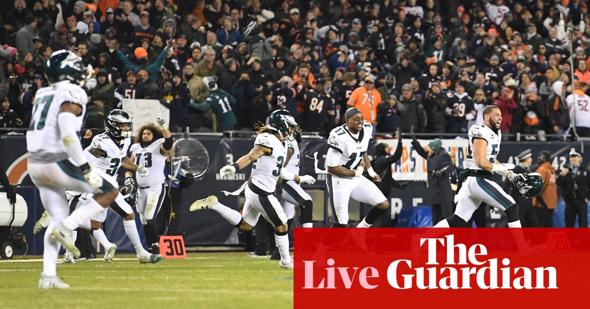 Nfl Wildcard Round Philadelphia Eagles 16 15 Chicago Bears